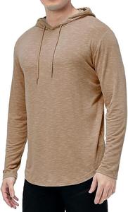 Pull sans manches personnalisé de haute qualité Slim Fit Athletic Fitness Training Muscles Lined 100% Cotton Hoodie pour hommes - Product Image 4