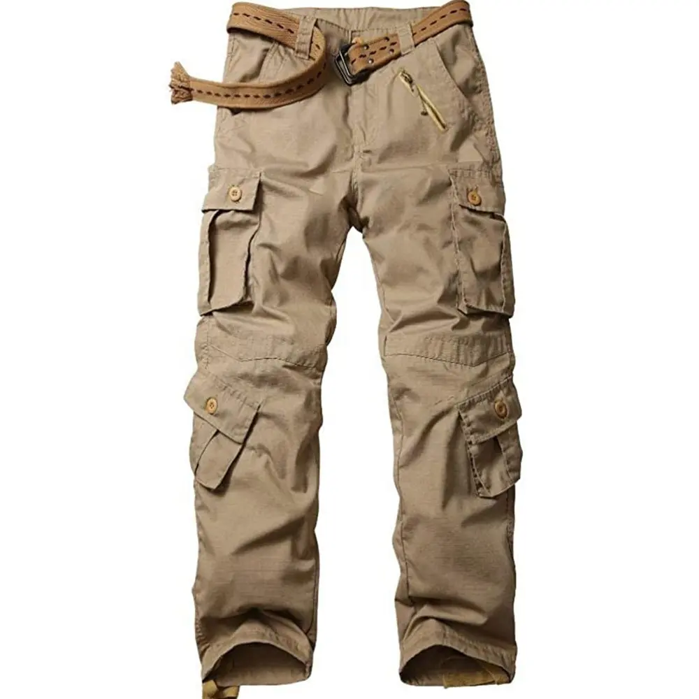 2023 Hoge Kwaliteit Waterdichte Cargo Broek Effen Joggingbroek Outdoor Straight Mannen Tactische Cargo Broek