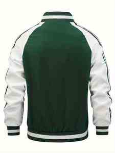 Precio al por mayor Varsity Jacket Custom Made in Pakistan OEM Manufacture Made Logo Plus Size Letterman Varsity Jackets - Product Image 3