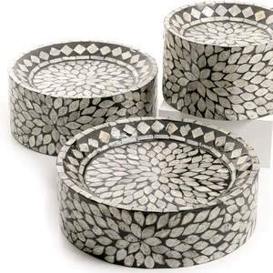 Gran oferta, bandeja de servicio de resina de perla madre de lujo, soporte de pastel acrílico personalizado, bandeja de Chocolate de Ramadán, REGALO EXCLUSIVO para el hogar - Product Image 6