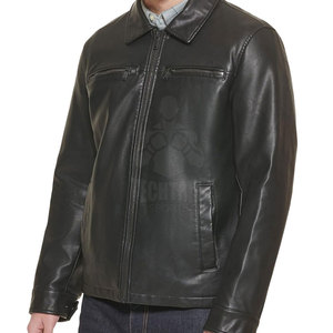 Breathable <b>Lightweight</b> <b>Men</b> Winter <b>Jacket</b> Casual Wear Top Selling <b>Men</b> Leather <b>Jacket</b> In Reasonable Price - Product Image 5