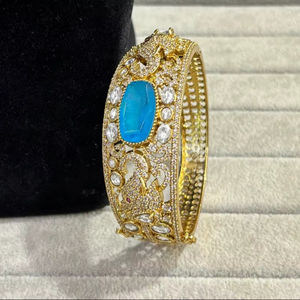 Brazalete y brazalete llamativos ajustables a la moda hechos a mano, diseño de moda único, venta al por mayor, producto a granel, brazalete de piedra - Product Image 5