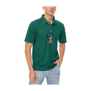 Meilleurs polos pour hommes pour hommes Chemises polo de golf à manches courtes avec impression de performance sèche et évacuation de l'humidité fabriquées au Pakistan - Product Image 3