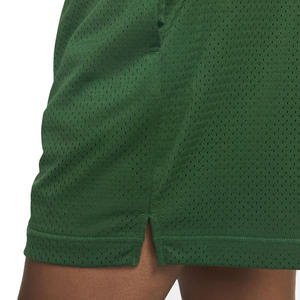 กางเกงขาสั้นตาข่ายระบายอากาศผสมโพลีเอสเตอร์สำหรับผู้ชายผ้าคอตตอนสีเขียวมีเชือกผูกกระเป๋าข้าง - Product Image 5