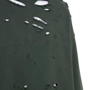 Personnalisé blanc Vintage hommes lavé à l'acide plaine teint hiver 100% coton vieilli pull à capuche avec Sun Fade - Product Image 2