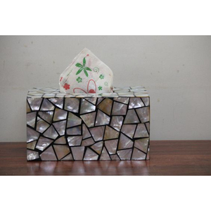 Nouveau élégant Designer vaisselle porte-mouchoirs boîte à mouchoirs créatif nacre boîte de rangement de tissus pour la maison salle de bain accessoire - Product Image 2