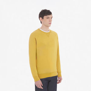 Sweat-shirt d'hiver pour homme en coton 100% à manches longues et à épaules tombantes, imprimé OEM, logo personnalisé imprimé, sweat-shirt à capuche surdimensionné, col rond - Product Image 4