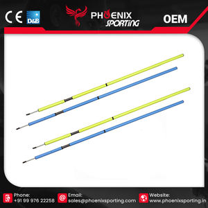 Polo de Slalom de Centro de Fútbol de PVC, tapete de agilidad, de primavera, disponible a buen precio - Product Image 6