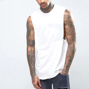 Wholesale Custom Cotton <b>Stringer</b> Gym <b>Vest</b> Fitness Singlet Workout Muscle Bodybuilding Mens Tank Tank Top - Product Image 4