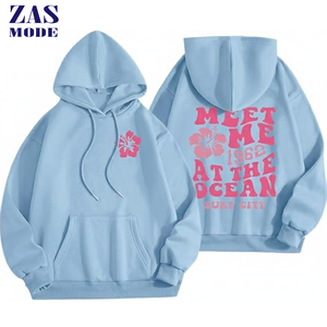 Sudadera con Capucha Unisex de Algodón, Estilo Urbano, con Estampado Personalizado, Forro Sólido, Talla Grande, Hecha en Bangladés - Product Image 1