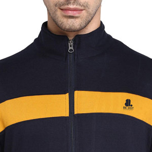 ชุดเซ็ตแทรคสูทผู้ชายแบบมีฮู้ด ซิปหน้า สีตัดต่อ ทรงหนา สำหรับฤดูหนาว สไตล์สตรีทแวร์ ระบายอากาศได้ดี มีเชือกผูก 2-in-1 ลายพิมพ์ - Product Image 5