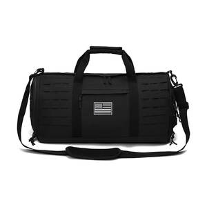 Precio barato Pakistán hecho estilo táctico gimnasio bolsa de lona logotipo personalizado Almacenamiento de viaje equipaje Portátil Bolsa Unisex - Product Image 5