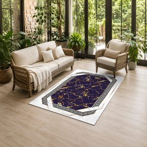 <b>RUGS</b> DEPOT LXDP-0452 Wholesale Charcoal Grey Designer Pattern Digital Printed Machine Washable Chenille Area <b>Rug</b> <b>Non</b> <b>Slip</b> - Product Image 6