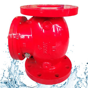 Clapet <span class=keywords><strong>anti</strong></span>-<span class=keywords><strong>retour</strong></span> en ductile gris PN10 à bride ANSI 150 DIN BS JIS DN50-DN300 pour le traitement de l'eau Garniture en bronze Durable sur mesure - Product Image 1