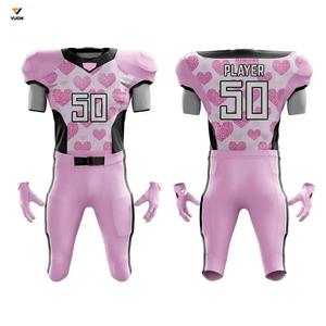 High Quality Youth <b>Football</b> Jersey Sets Customized Full Sublimation American <b>Football</b> Uniforms Breathable Short for Summer - Product Image 3