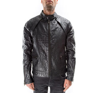 Veste en cuir de mouton véritable pour hommes, style tendance 2026, logo personnalisé, qualité supérieure - Product Image 1