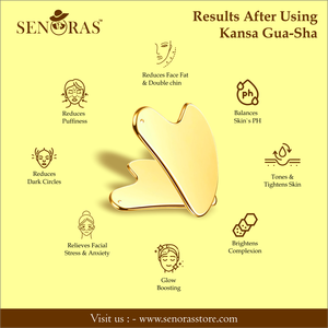 Set de Rodillo Kansa y Gua Sha de Bronce Ayurvédico Senoras para una Piel Radiante - Herramienta de Masaje Facial y Desintoxicación con Masajeador de Jade - Product Image 3