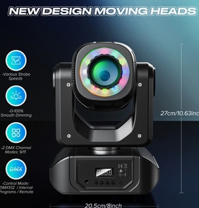 HY 120W LED faisceau lumière principale mobile 8 Gobo RGBW produit d'instruments électriques - Product Image 2