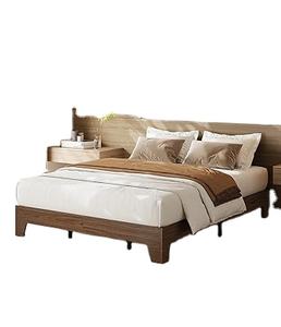 Cama de madera de alta calidad para dormitorio con cabecero, base de madera maciza premium, hecha a mano, de lujo. - Product Image 6