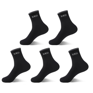 Calcetines profesionales de algodón 100% para hombre, diseño de logotipo personalizado, MOQ bajo, calcetines de moda para hombre - Product Image 5