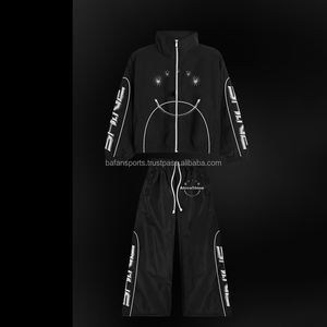 Ensemble coupe-vent coupe-vent pour hommes, survêtement de cyclisme et de course à pied, coupe-vent, nouveau style à la mode, de grande taille - Product Image 3