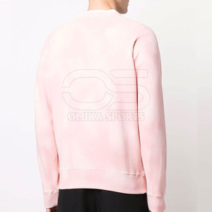 Sudadera Tie Dye para hombre, jersey de tela de algodón pesado con efecto de tinte lavado para trajes de moda - Product Image 4