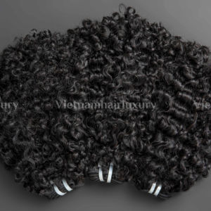 Cheveux Remy vietnamiens super double trame, cuticules alignées, trame machine, prix de gros, fournisseur du Vietnam - Product Image 1