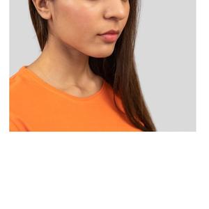 Camiseta Personalizable de Cuello Redondo para Mujer, de Verano, Tejida, Transpirable, de Algodón, Corta, Lisa, Informal, con Logotipo Estampado y Bordado - Product Image 6