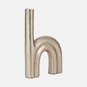 Mayorista de decoración de metal de alta calidad Florero fundido Maceta moderna de aluminio a precio razonable Tamaño personalizado - Product Image 2