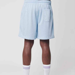 Short en maille personnalisé de haute qualité hommes short en maille Double couche de basket-ball blanc été noir Bsci, été, short de basket-ball - Product Image 5