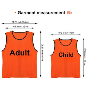 Net Wear Sports Soccer <b>Training</b> <b>Bibs</b> Vests Sports Sizes Wholesale numbered 100%polyester mesh soccer <b>training</b> sports vest <b>bibs</b> - Product Image 3