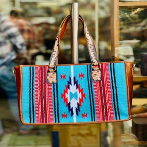 Custom Made Handcrafted Bohemian Leather Shoulder Bags Retro Western Style with Hand-Tooled Leather & Fringe Detailing - Product Image 2
