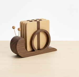 Sous-verre en bois massif durable de haute qualité, fait à la main, décoratif, au prix le plus bas - Product Image 3