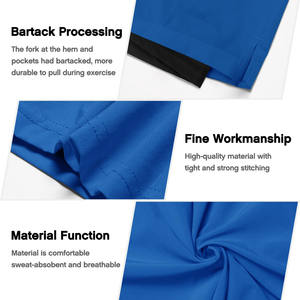 Pantalones cortos de gimnasio de doble capa de 7 pulgadas para hombre con bolsillo, transpirables, elásticos, de secado rápido, para correr y entrenar, pantalones cortos deportivos para hombre - Product Image 6