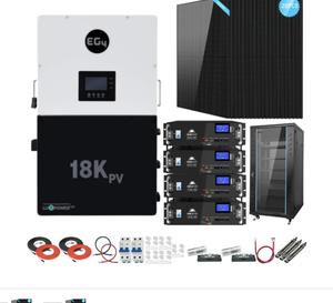 Lujo Accesible, Excelencia a un Precio Accesible: Kit Solar Híbrido Completo EG4 18kPV |   10kW Solar |   Baterías para Rack de Servidor de 20.4kWh - Product Image 1