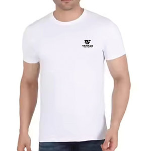 TATRAD SPORTS T-shirt musculaire personnalisé de haute qualité 100% coton toile manches courtes coupe régulière respirant service OEM prix - Product Image 1