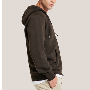 Vente en gros de pull de haute qualité 350 GSM pour hommes impression numérique personnalisée sweats à capuche zippés polyester/coton hiver 2 pièces - Product Image 3