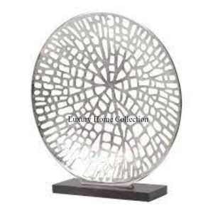 Sculpture Design attrayant poli brillant couleur argent geste de la main Statue de table décorative pour la maison et le bureau au prix de gros - Product Image 5