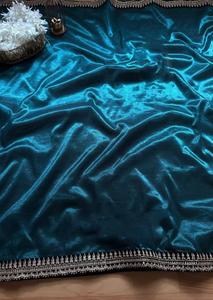 Nouveau 2025 Designer Vente Chaude Incroyable Tendance Vente Chaude Filet Brillant Doux Avec Paillettes Et Dori Travail Dentelle Saree À Bon Marché - Product Image 5