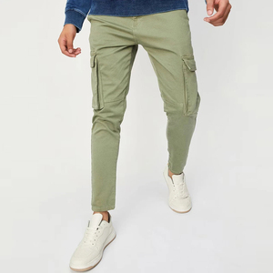 Pantalon cargo taille haute 100% coton respirant, design uni, look parfait, service OEM, prix compétitif, haute qualité, meilleur prix en ligne - Product Image 1