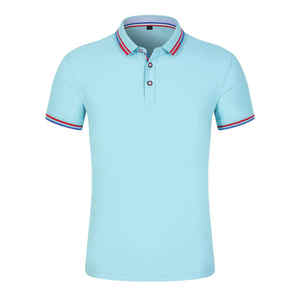 Vente en gros de marque de haute qualité 100% coton polo décontracté personnalisé broderie Logo affaires décontracté bureau polo pour hommes - Product Image 2