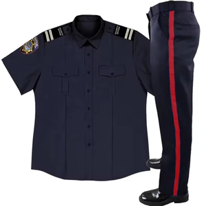 Uniforme de garde de sécurité unisexe respirant et antistatique costume de grenouille costume uniforme de sécurité en gros uniforme de garde à l'usure personnalisé - Product Image 6