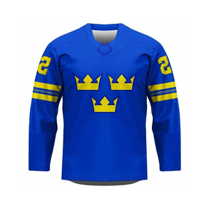 Maillot de hockey sur glace, vêtements de sport professionnels avec tissu confortable, coutures fiables, construction de haute qualité, service OEM - Product Image 1