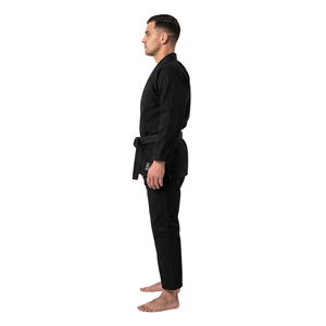 Kimono de judo Rohzen Sports noir 100% coton unisexe adulte coupe classique durable léger 400g Logo thermocollé avant/arrière - Product Image 4