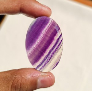 คุณภาพชั้นดี 100% ฟลูออไรต์ธรรมชาติ Cabochon อัญมณีฟลูออไรต์สําหรับเครื่องประดับอินเทรนด์พร้อมส่งโดยตรงจากอินเดีย - Product Image 2