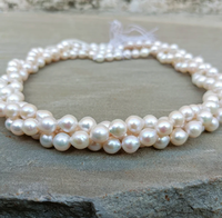 Perles rondes d'eau douce naturelles pour la fabrication de bijoux 6m brins de perles naturelles en vrac au prix de gros du fabricant
