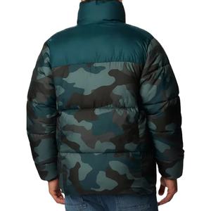 Men's Lightweight Canvas Quilted Puffer <b>Jacket</b> with Hood <b>Packable</b> Winter Windproof Customizable Color & Logo - Product Image 2