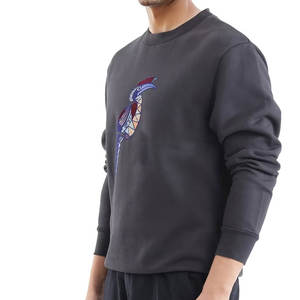 Heavyweight Casual Sweatshirts Wash Design Winter Style Fabric <b>Top</b>-Polyester/Cotton OEM Sweatshirts - Product Image 6