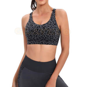 Dernier modèle Soutien-gorge de sport pour femmes imprimé personnalisé Soutien-gorge de sport pour femmes en nylon spandex à vendre - Product Image 3