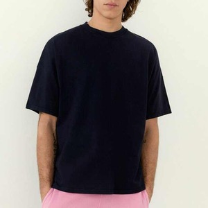 T-shirt décontracté pour homme 100 % coton, haute qualité, respirant, coupe classique, avec logo vintage imprimé numériquement sur le devant – Vente en gros - Product Image 3
